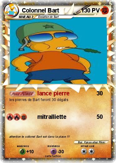 Pokemon Colonnel Bart