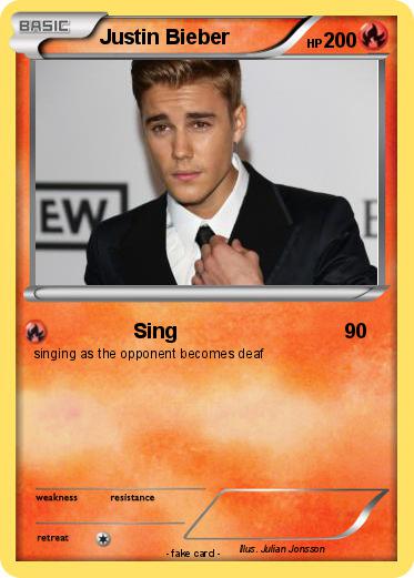 Pokemon Justin Bieber