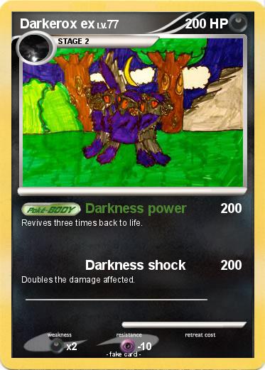 Pokemon Darkerox ex