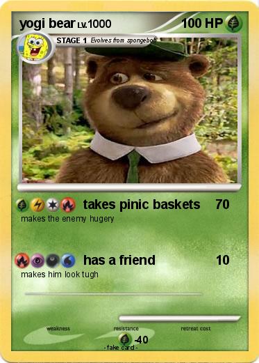 Pokemon yogi bear