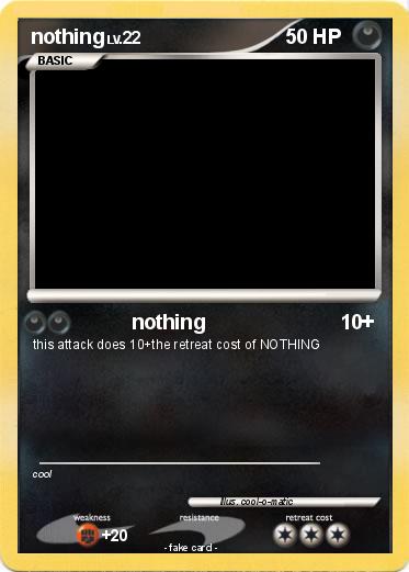 Pokemon nothing