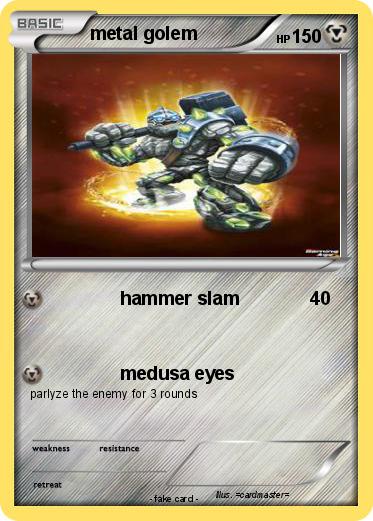 Pokemon metal golem
