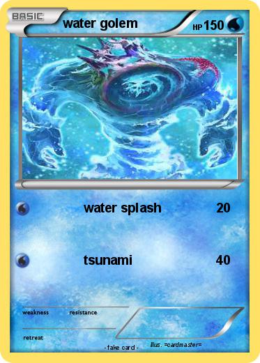 Pokemon water golem