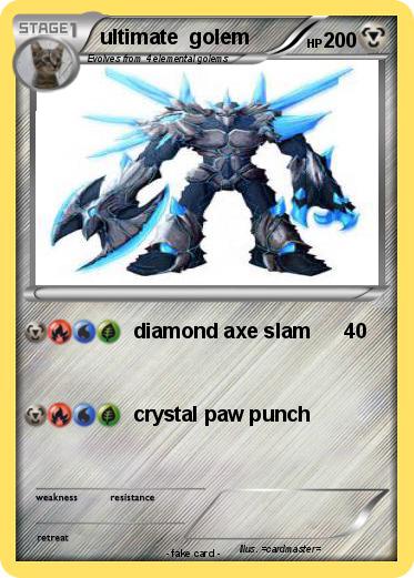 Pokemon ultimate  golem