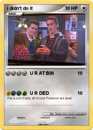 Pokemon i didn't do it