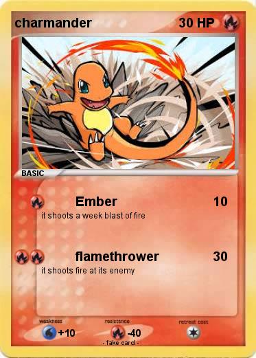 Pokemon charmander