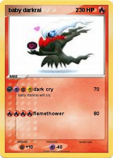 Pokemon baby darkrai                      2