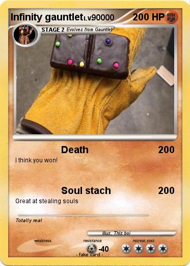 Pokemon Infinity gauntlet