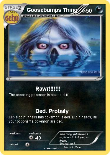 Pokemon Goosebumps Thing