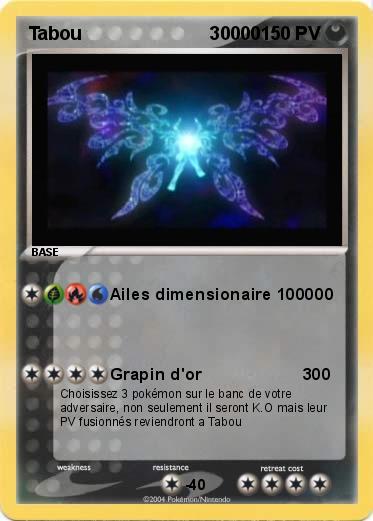 Pokemon Tabou                         30000