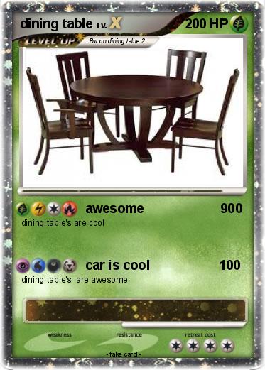 Pokemon dining table