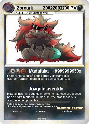 Pokemon Zoroark        20022002