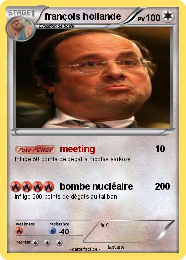 Pokemon françois hollande