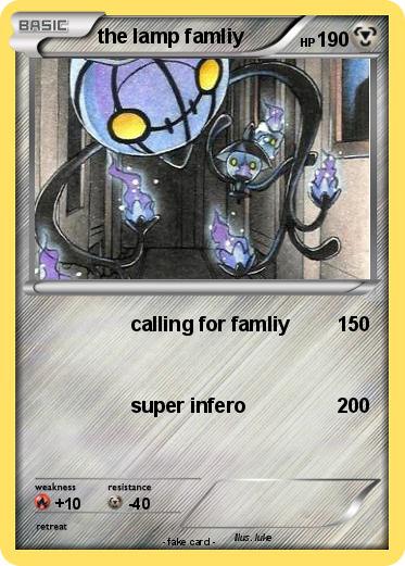 Pokemon the lamp famliy