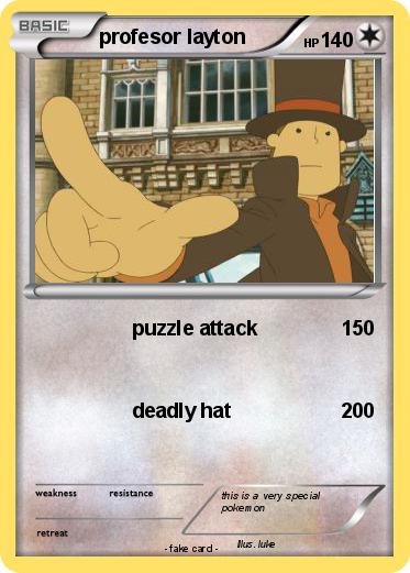 Pokemon profesor layton