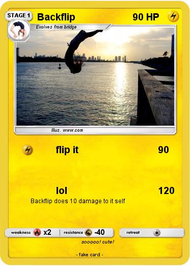 Pokemon Backflip