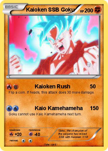 Pokemon Kaioken SSB Goku