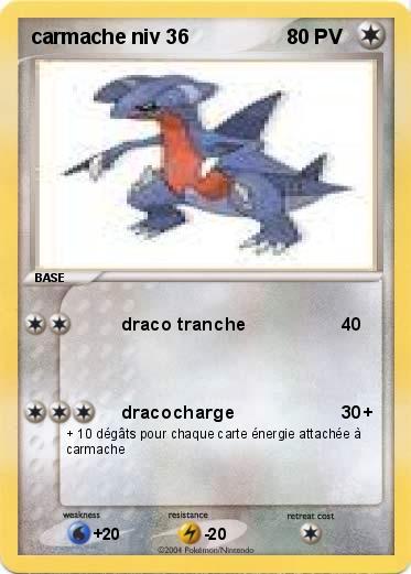 Pokemon carmache niv 36