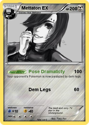 Pokemon Mettaton EX