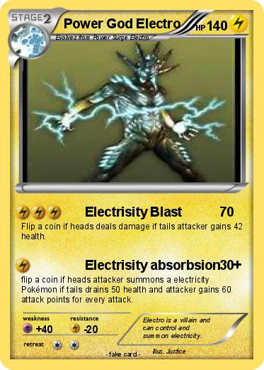 Pokemon Power God Electro