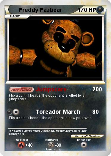 Pokemon Freddy Fazbear