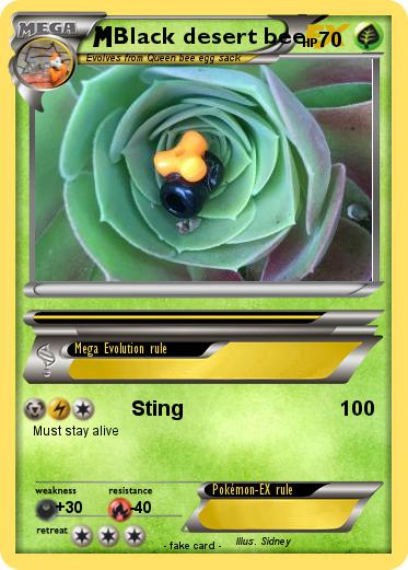 Pokemon Black desert bee