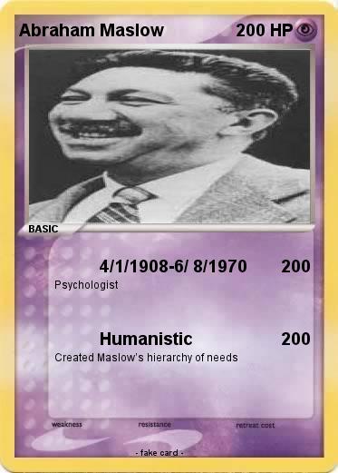 Pokemon Abraham Maslow