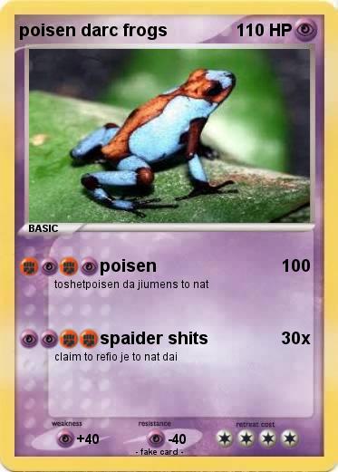 Pokemon poisen darc frogs