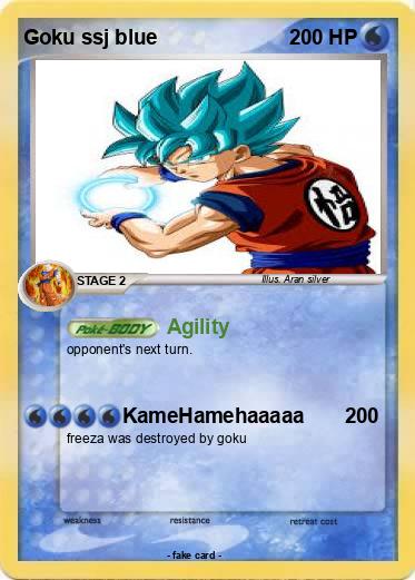 Pokemon Goku ssj blue
