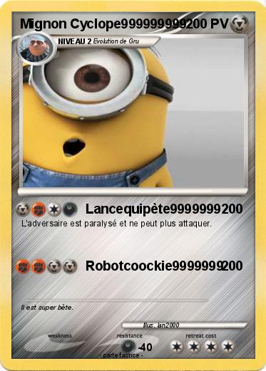 Pokemon Mignon Cyclope999999999