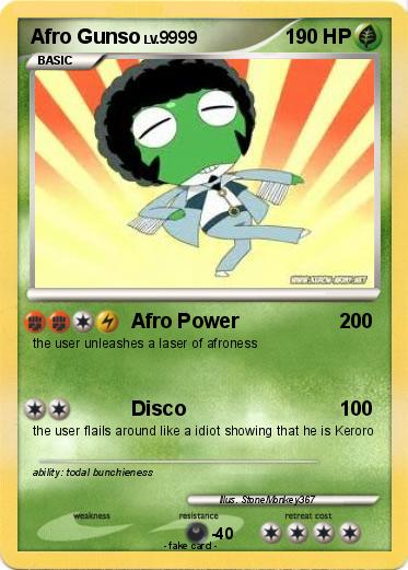 Pokemon Afro Gunso