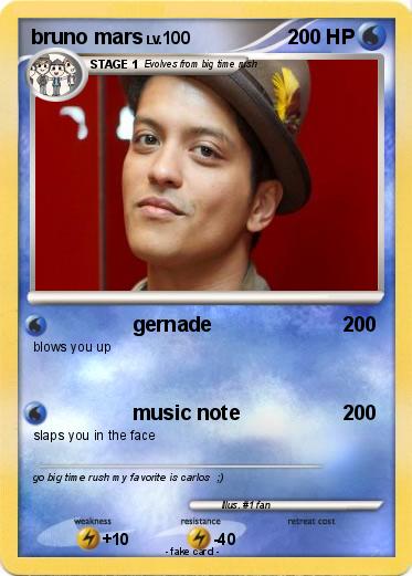 Pokemon bruno mars