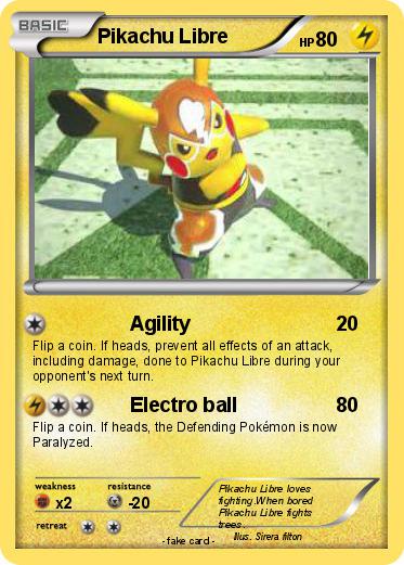Pokemon Pikachu Libre