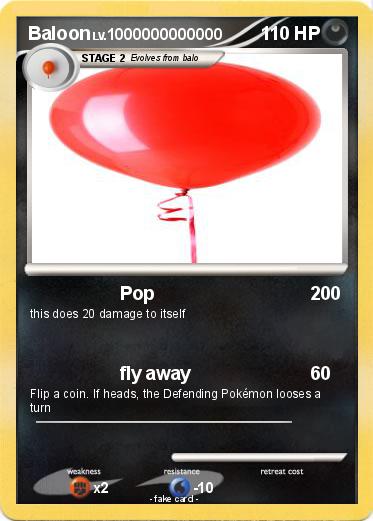 Pokemon Baloon