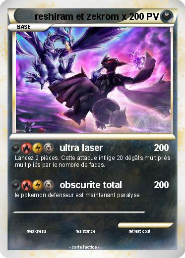 Pokemon reshiram et zekrom x