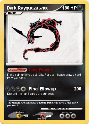 Pokemon Dark Rayquaza