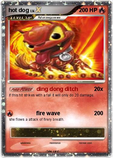Pokemon hot dog