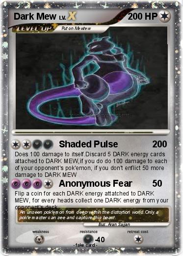 Pokemon Dark Mew
