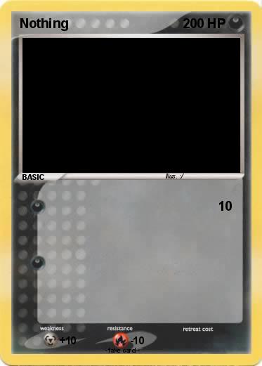 Pokemon Nothing