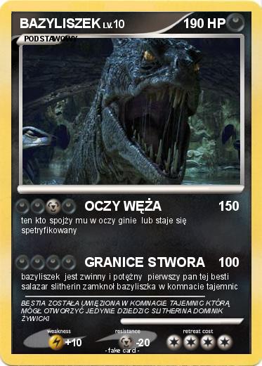 Pokemon BAZYLISZEK