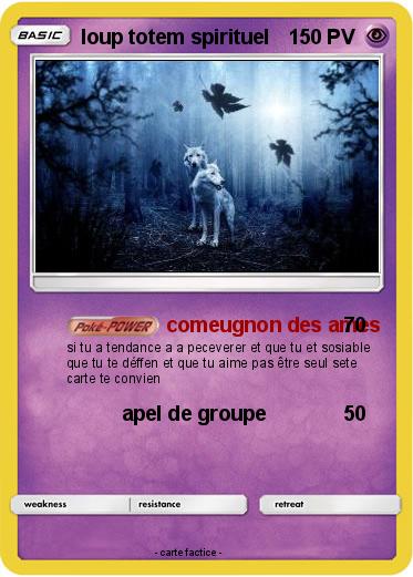 Pokemon loup totem spirituel