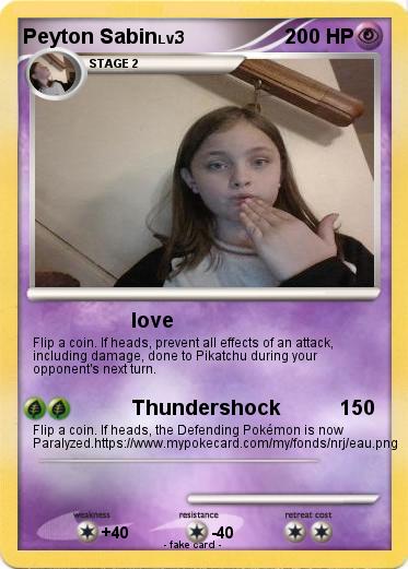 Pokemon Peyton Sabin