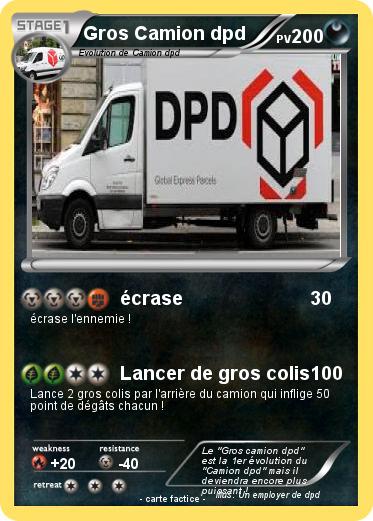 Pokemon Gros Camion dpd