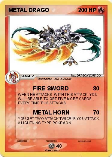Pokemon METAL DRAGO