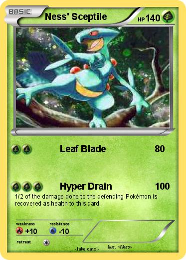 Pokemon Ness' Sceptile