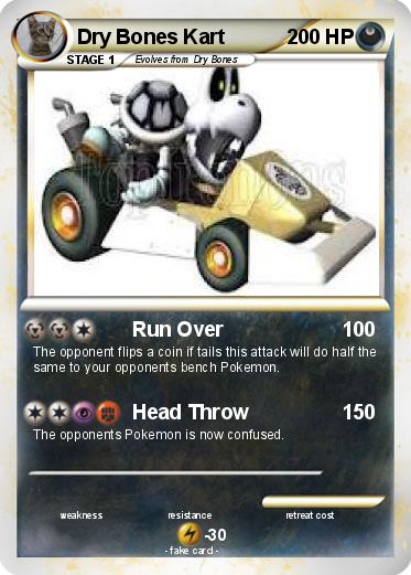 Pokemon Dry Bones Kart