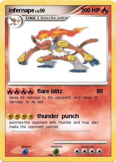 Pokemon infernape