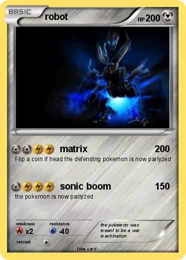 Pokemon robot