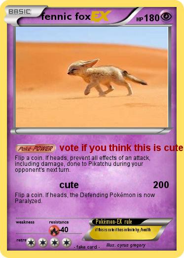 Pokemon fennic fox
