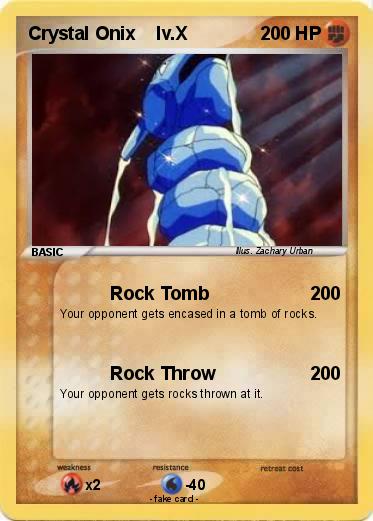Pokemon Crystal Onix    lv.X